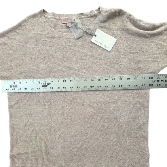 Barefoot Dreams Cozy chic Ultra lite Slouchy Pullover in Faded Rose Women S NWT - Picture 5 of 8